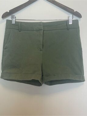 Dotti Olive Green Cuffed Women’s Shorts